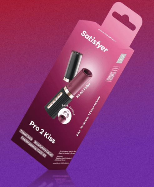 satisfyer pro 2 kiss vibrátor ako rúž